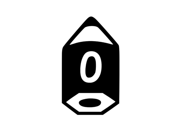 Cute Stubby Pencil with Mono 0