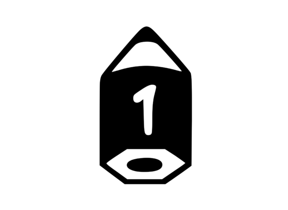 Cute Stubby Pencil with Mono 1