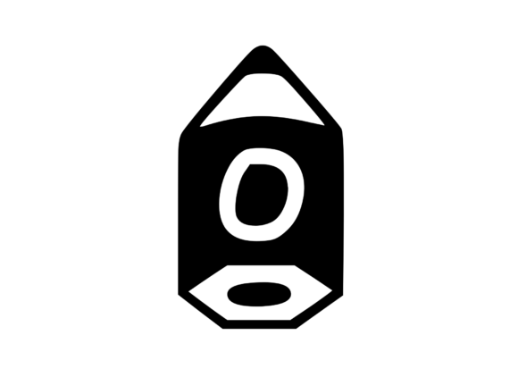 Cute Stubby Pencil with Mono O