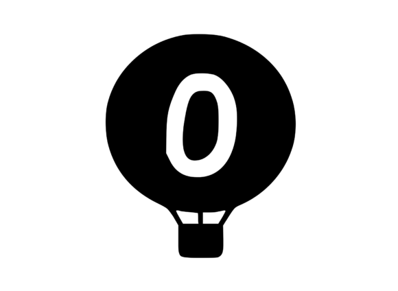 Hot Air Balloon with Mono 0