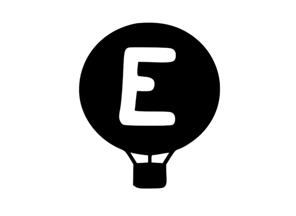 Hot Air Balloon with Mono E