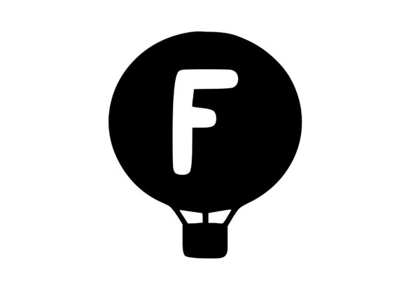 Hot Air Balloon with Mono F