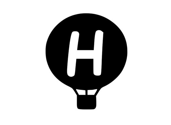 Hot Air Balloon with Mono H