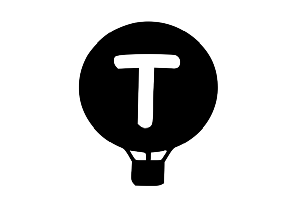 Hot Air Balloon with Mono T