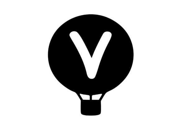 Hot Air Balloon with Mono V