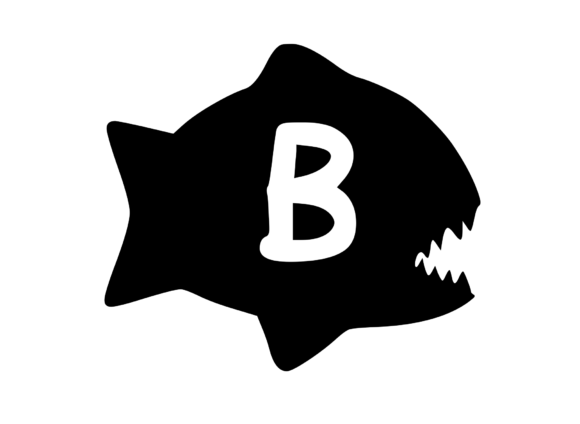 Piranha Fish with Playful Mono B
