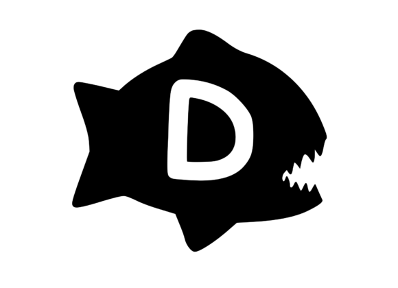 Piranha Fish with Playful Mono D