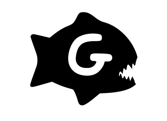 Piranha Fish with Playful Mono G