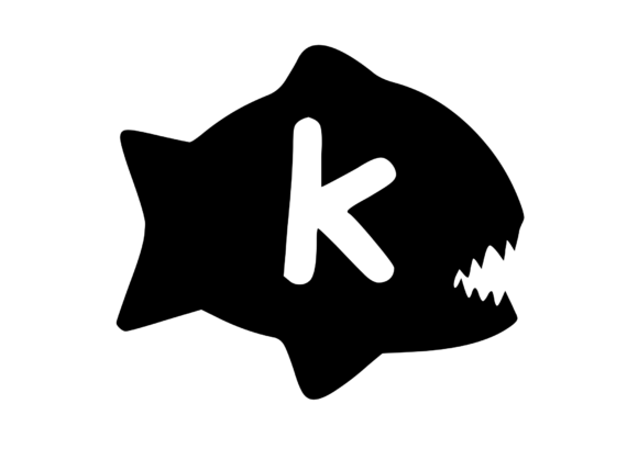 Piranha Fish with Playful Mono K