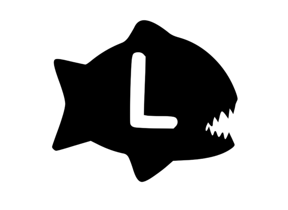Piranha Fish with Playful Mono L