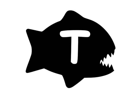 Piranha Fish with Playful Mono T