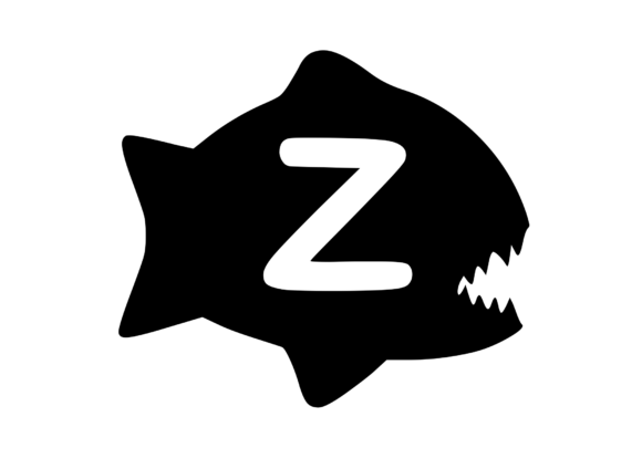 Piranha Fish with Playful Mono Z