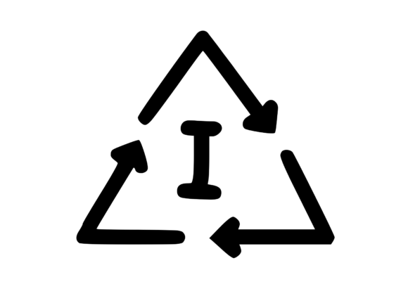 Recycle Symbol with Playful Mono I: A Designer's Take