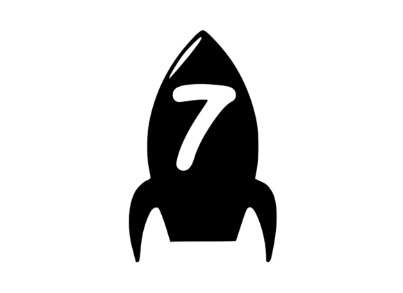 Space Rocket with Playful Mono 7