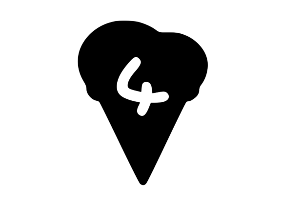 Yummy Ice Cream Cone with Mono 4