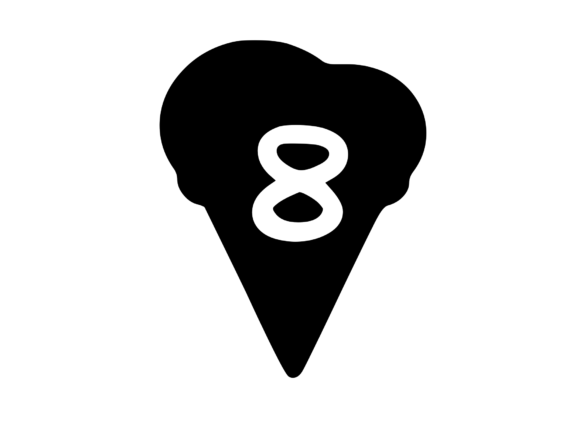 Yummy Ice Cream Cone with Mono 8