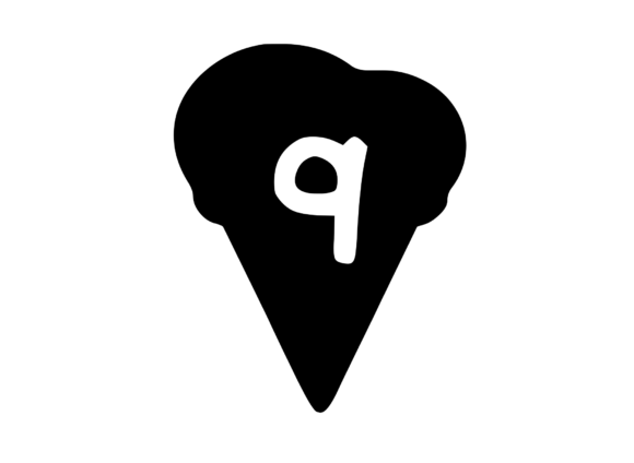 Yummy Ice Cream Cone with Mono 9